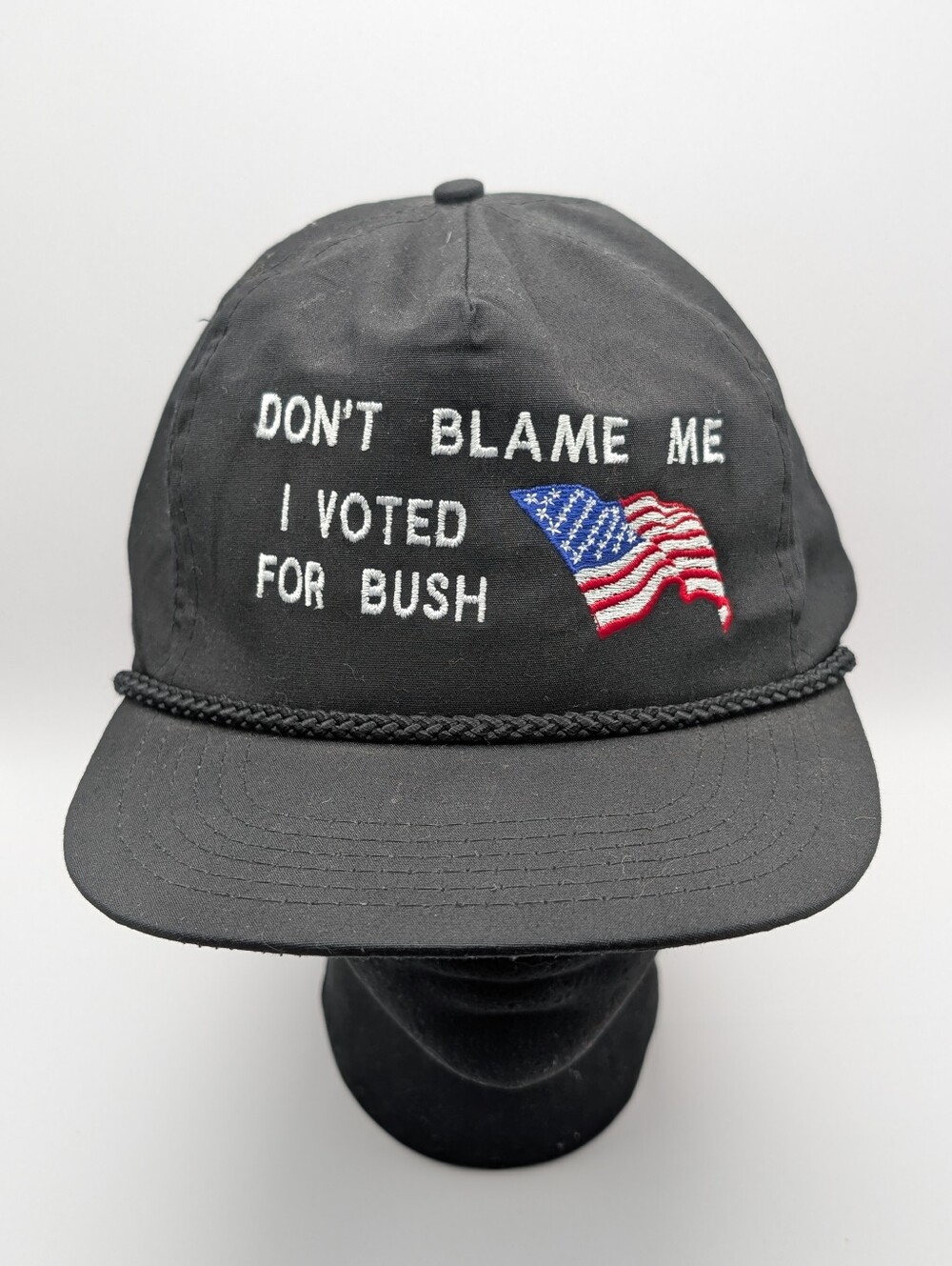 Don't Blame Me I Voted For Bush Vtg 90's Anti-Clinton RARE Ama Pro Snapback Hat